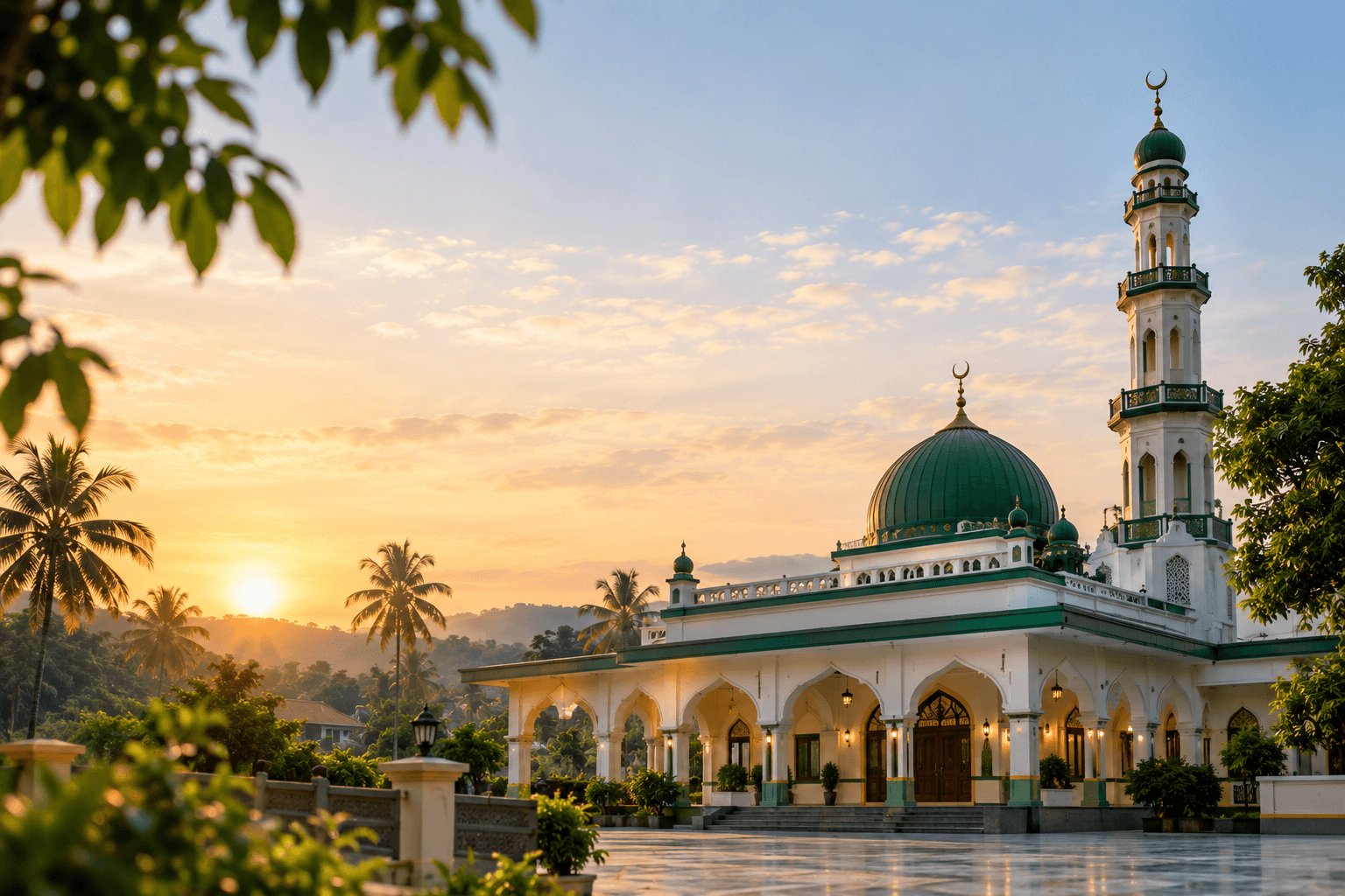 Community mosque building central to the Mahallu